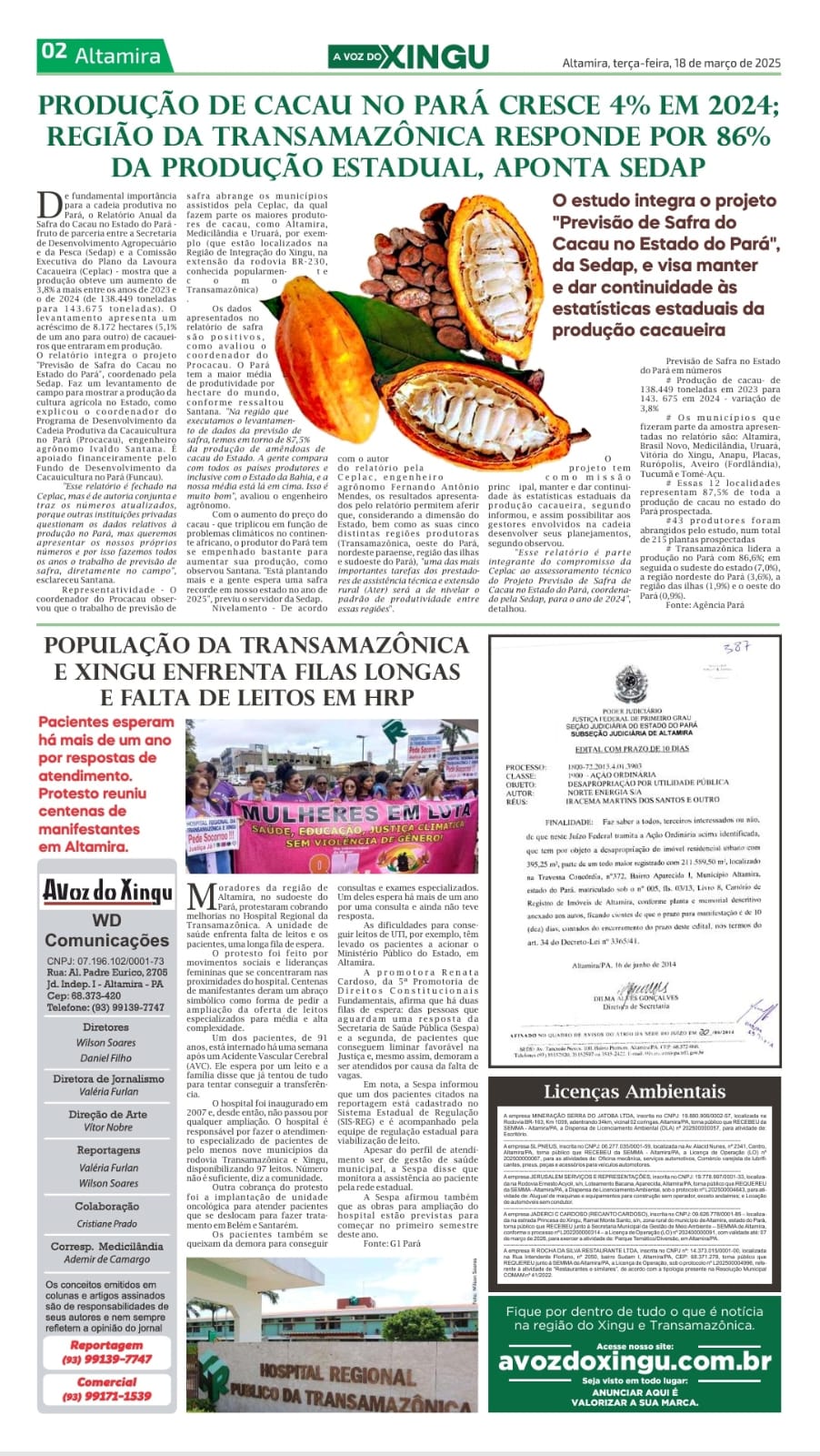 Edição 201: Jornal A Voz do Xingu